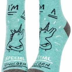 Blue Q BlueQ Womens Ankle Socks Special Unicorn