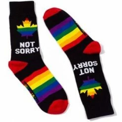 Main And Local Not Sorry Socks