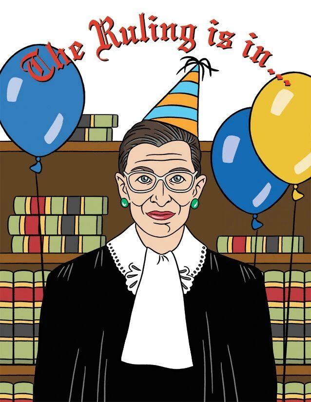 The Found Ruth Bader Ginsburg Birthday Card Greeting Cards 2 The Found Ruth Bader Ginsburg Birthday Card Greeting Cards