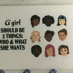 Well...That's Awkward Greeting Cards A Girl Should Be 2 Things Card