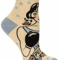 Blue Q BlueQ Womens Ankle Socks Put Em Up