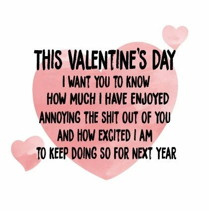 Cheeky Chops Cards Greeting Cards Annoying You Funny Valentine's Card 3 Cheeky Chops Cards Greeting Cards Annoying You Funny Valentine's Card