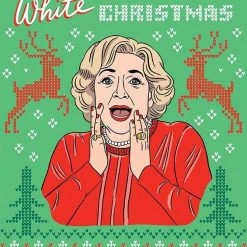 The Found Greeting Cards Betty White Dreaming Of A White Christmas Card