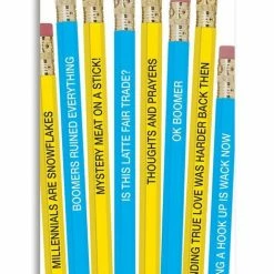 Whiskey River Soap Co. Boomers Vs. Millennials Pencils 8pk