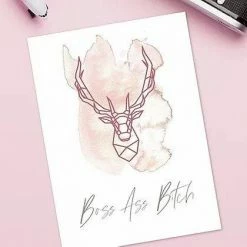 Dope Haus Co. Boss Ass Bitch Card Greeting Cards