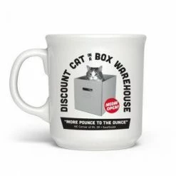 Lifetime Brands Cat In A Box Mug 16oz Fred & Friends