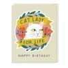 Paper E. Clips Greeting Cards Cat Lady For Life Birthday Card