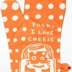 Blue Q Oven Mitt Fuck I Love Cheese