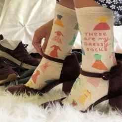 Blue Q BlueQ Womens These Are My Dressy Socks