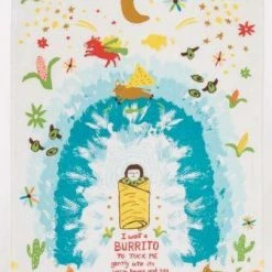 Blue Q Dish Towel I Want A Burrito