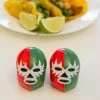Kikkerland Design Inc. Dos Luchadores Salt & Pepper Shakers