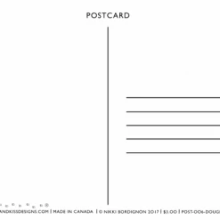 Hug And Kiss Designs Doughnut Day Postcard