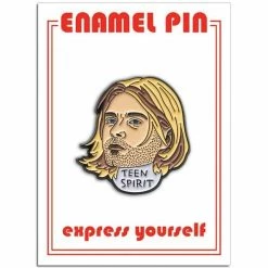 The Found Enamel Pin Kurt Cobain Teen Spirit