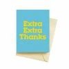 Seltzer Goods Extra Thanks Card