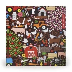 Kikkerland Design Inc. Farm Puzzle