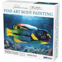 Jabco Fine Art Body Painting Angelfish Puzzle 1000 Pc