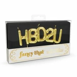 Lifetime Brands Fred & Friends Party Candles HBD2U