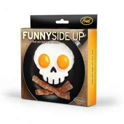 Lifetime Brands Fred & Friends Funny Side Up Egg Mold - Skull