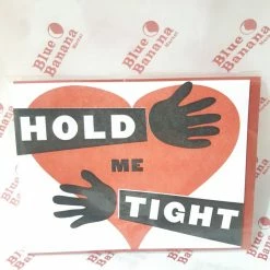 Paper E. Clips Greeting Cards Hold Me Tight Card