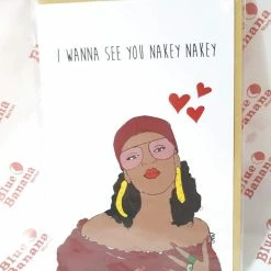 Paper E. Clips I Wanna See You Nakey Nakey Rhianna Valentime's Card