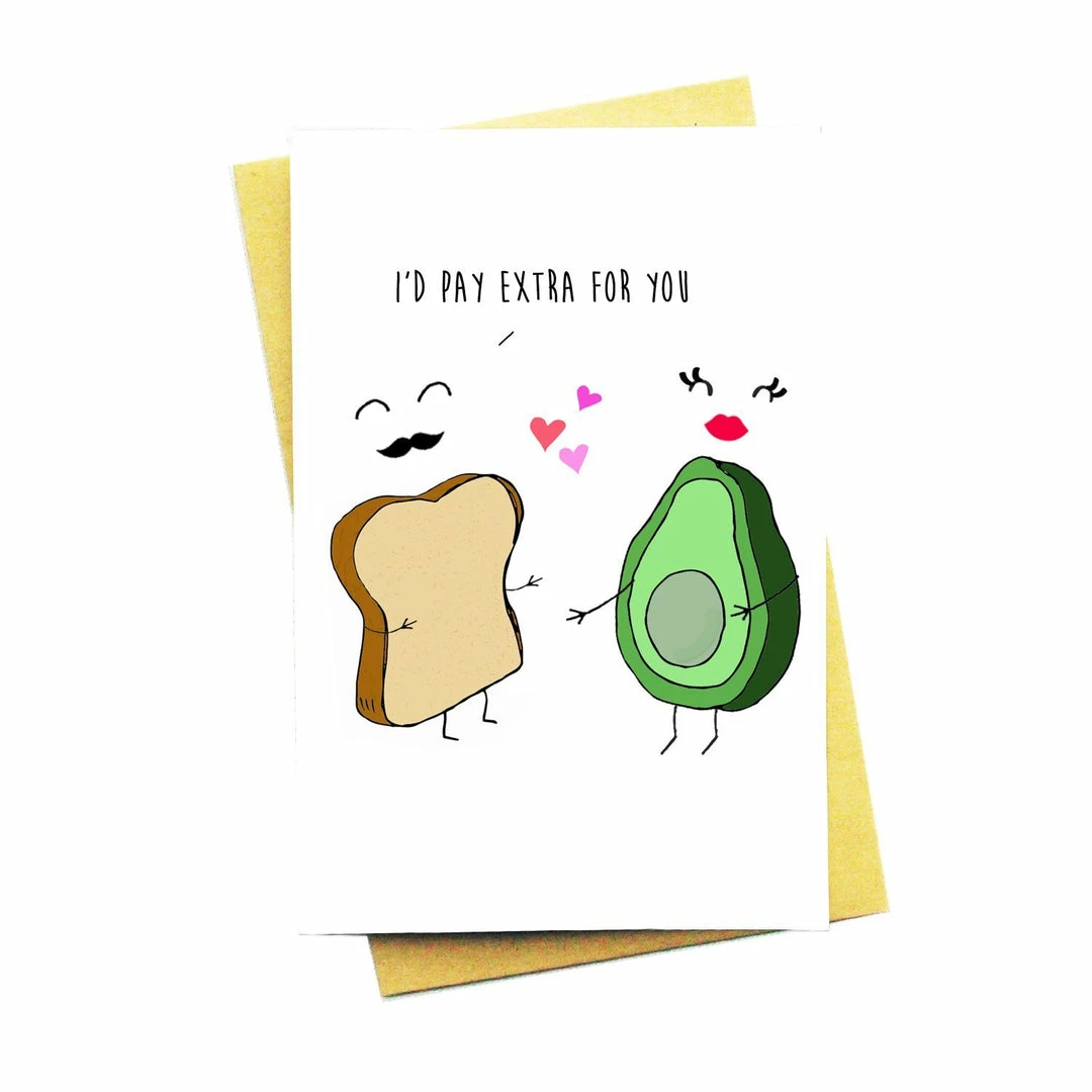 Paper E. Clips I'd Pay Extra For You Valentine's Card Greeting Cards 3 Paper E. Clips I'd Pay Extra For You Valentine's Card Greeting Cards