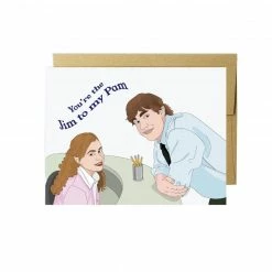 Party Mountain Paper Greeting Cards Jim To My Pam Love Card