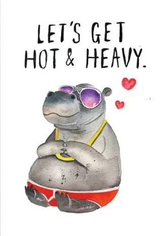 Paper E. Clips Let's Get Hot And Heavy Valentine's Card Greeting Cards 3 Paper E. Clips Let's Get Hot And Heavy Valentine's Card Greeting Cards