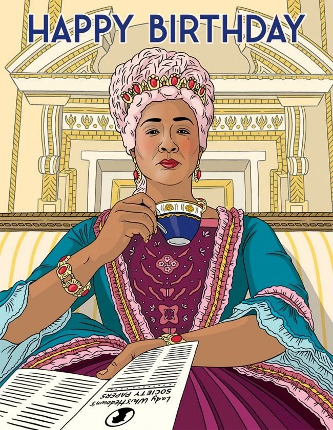 The Found Let's Spill The Tea Bridgerton Birthday Card 3 The Found Let's Spill The Tea Bridgerton Birthday Card
