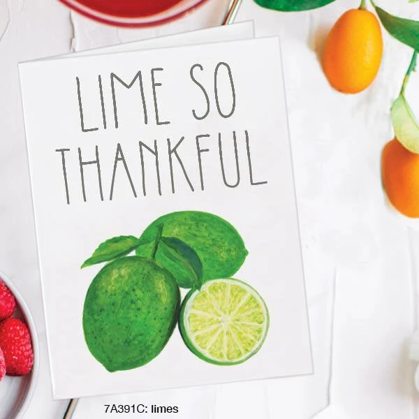 Printed Canvas Lime So Thankful Card 3 Printed Canvas Lime So Thankful Card