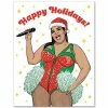 The Found Greeting Cards Lizzo Happy Holidays Card