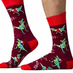 Uptown Sox Merry Rexmas Christmas Card And Unisex Socks Gift Set