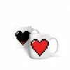 Kikkerland Design Inc. Morph Mug Pixel Heart