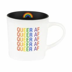 About Face Designs Mug Queer AF