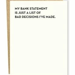 Paper E. Clips My Bank Statement Card