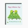 Paper E. Clips Now Don't Get All Mushy On Me Valentine's Card Greeting Cards