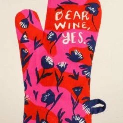 Blue Q Oven Mitt Dear Wine, Yes