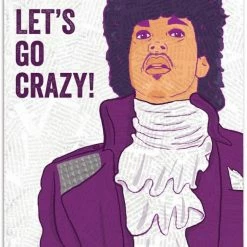 The Found Greeting Cards Prince Let's Go Crazy Birthday Card