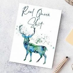 Dope Haus Co. Greeting Cards Real Queen Shit Card