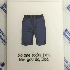Well...That's Awkward Greeting Cards Rock Jorts Dad Card