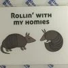 Well...That's Awkward Rollin' With My Homies Armadillos Card
