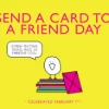 Hug And Kiss Designs Greeting Cards Send A Card To A Friend Day Postcard