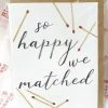 Paper E. Clips So Happy We Matched Card Greeting Cards