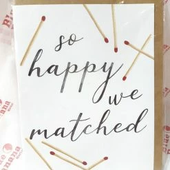 Paper E. Clips So Happy We Matched Card Greeting Cards