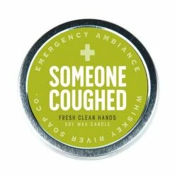 Whiskey River Soap Co. Someone Coughed Emergency Ambiance Candle