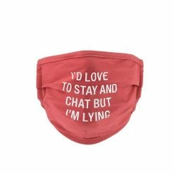 About Face Designs Stay And Chat Face Mask