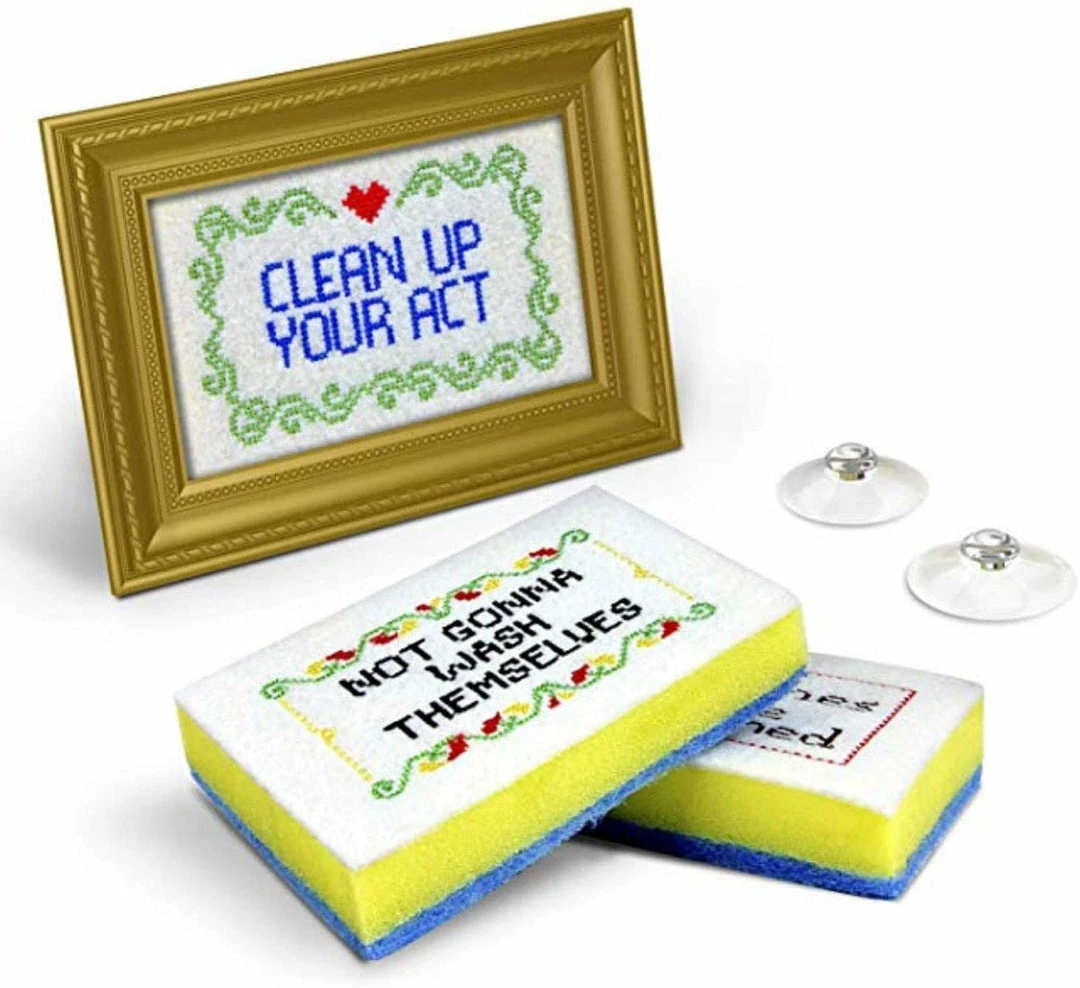 Lifetime Brands Subversive Sponges Gift Set Fred & Friends 3 Lifetime Brands Subversive Sponges Gift Set Fred & Friends