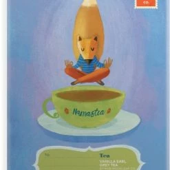 Little Tin Card Co Tea Tin Gift Vanilla Earl Grey Greeting Cards