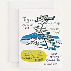 Wendy Tancock Greeting Cards Trees Of Canada Card