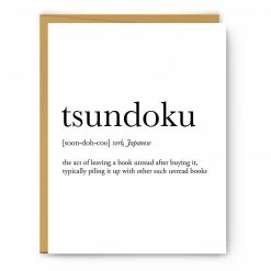Footnotes Cards (FAIRE) Greeting Cards Tsundoku Card