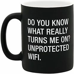 About Face Designs Unprotected Wifi Mug